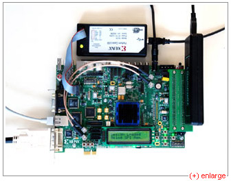 Xilinx ML505 board picture