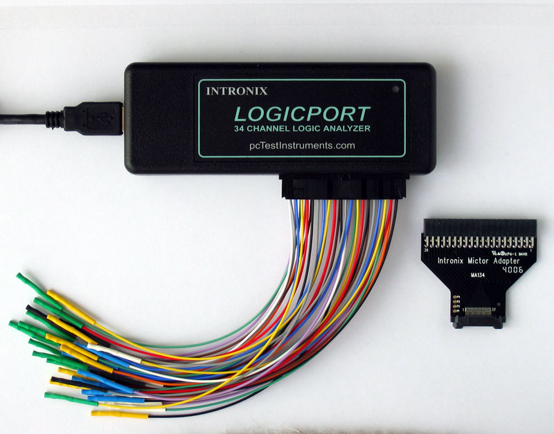 Logic Analyzer Cable Probe Test Hook Clip Line 10 channels 5 Colo`AW 